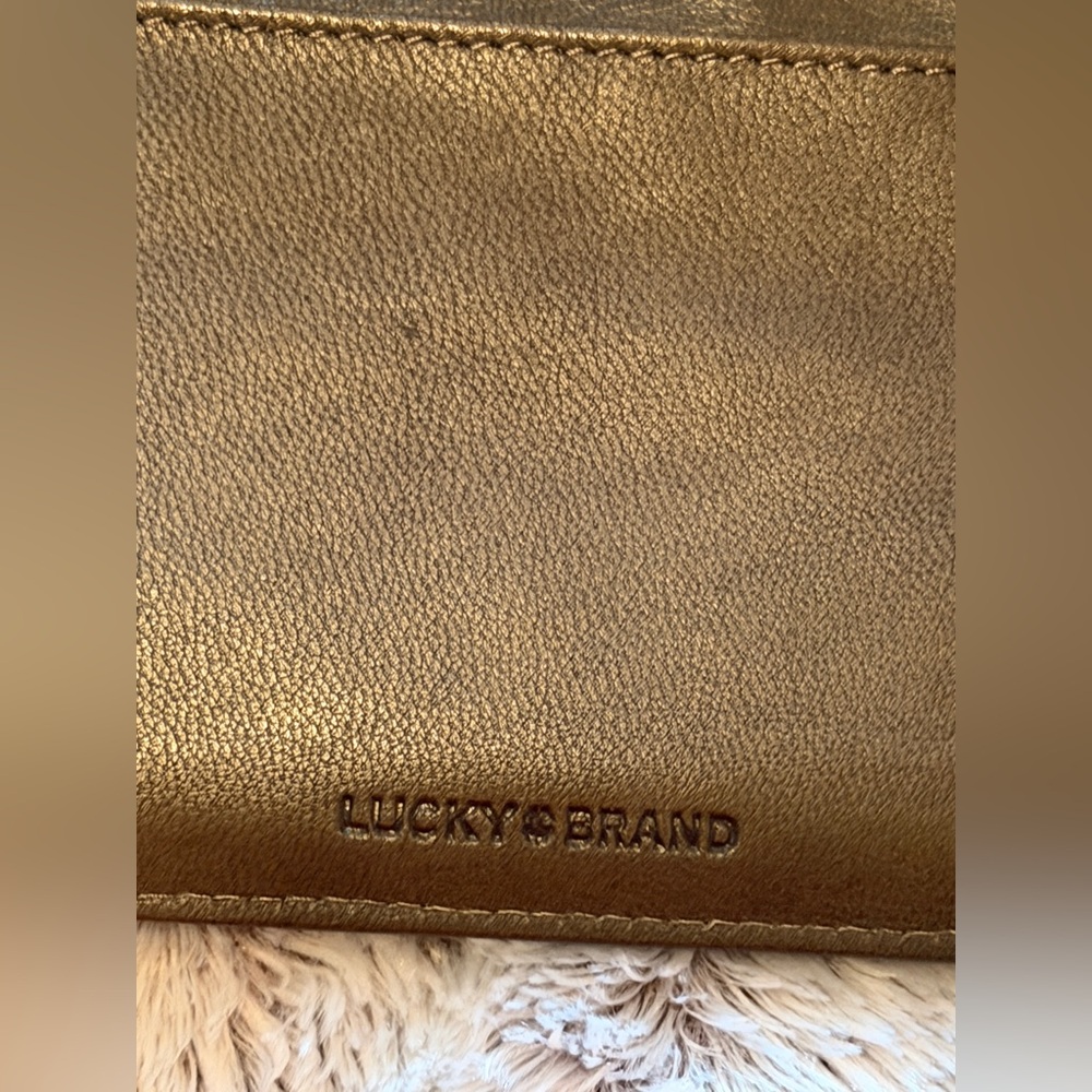Lucky Brand Canvas Cosmetic Bag, Genuine leather Set - Picture 7 of 9
